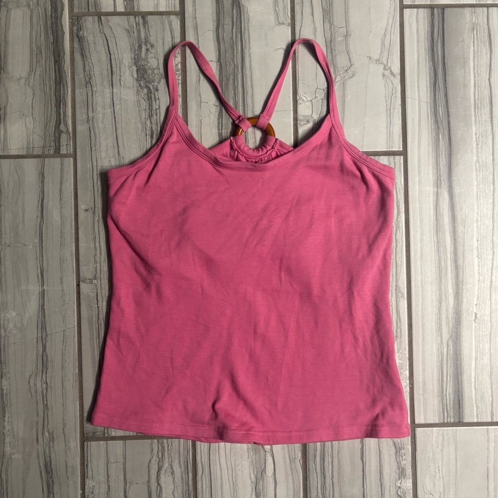 Fitted Pink Camisole with Backless Design